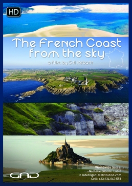 Poster of The French coast from the sky - 26x9'